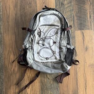 The North Face Borealis Backpack Gray Brown Outdoor Hiking Laptop Bag Camping